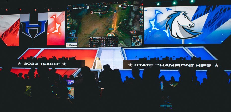 League of Legends Competition at TEXSEF High School Esports Championship April 2023 Arlington, TX