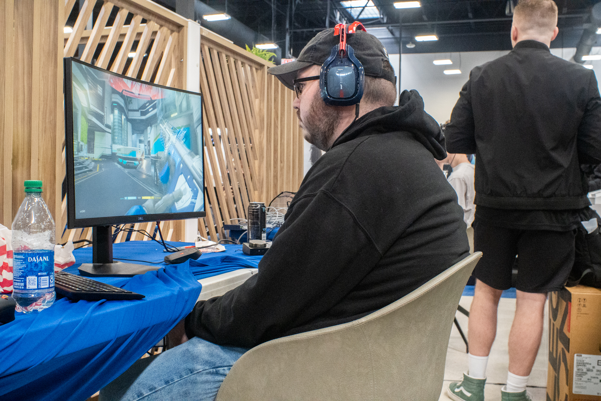 Gamers participating in the Native Gaming Halo pop-up event at Best Buy on 02/03/2024. Photo credit Rachel Olsen-Cooper